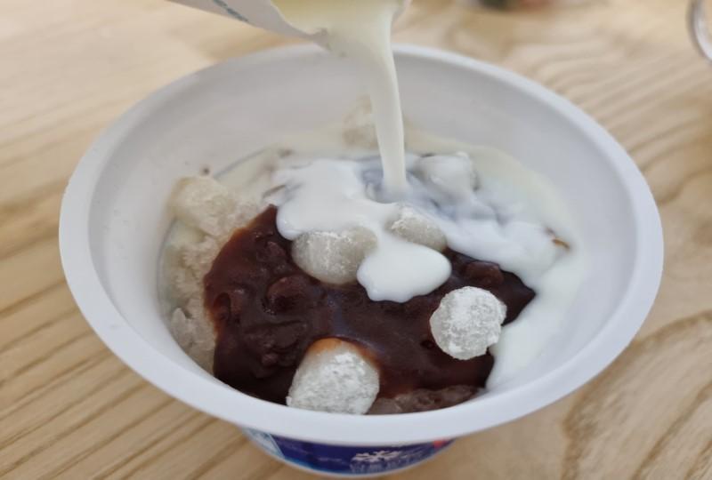 韓国文化、パッピンス、韓国のかき氷、小豆、ロッテ、韓国のコンビニ