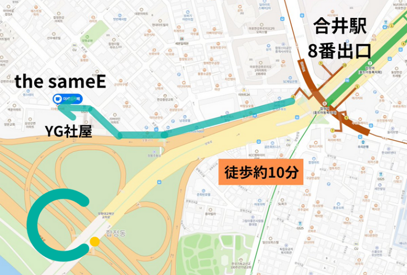 韓国、韓国カフェ、kpop、YG、エンターテインメント、芸能事務所、社屋、韓国旅行、韓国観光、ソウル旅行、ホンデ、弘大、合井、ハプチョン、theSameE、BLACKPINK、TREASURE、BIGBANG、韓国アイドル、アイドルグッズ、ペンライト