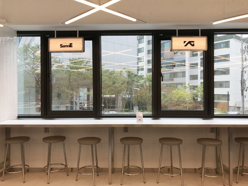 views of YG the SameE cafe