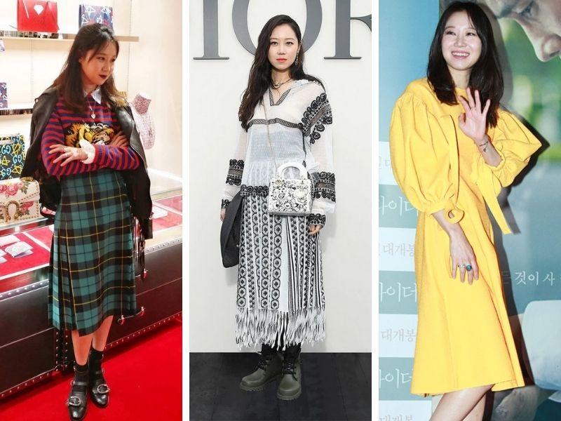 thời trang đi sự kiện của Gong Hyo Jin