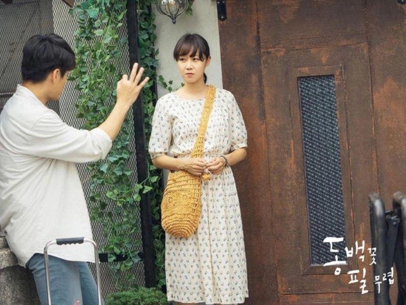 gong hyo jin  mặc váy hoa vintage