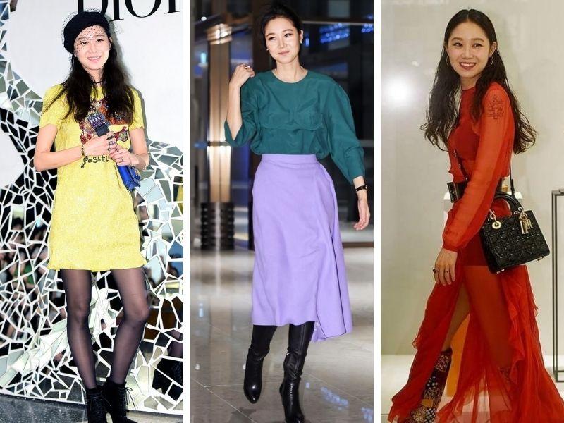 phong cách thời trang sự kiện của Gong Hyo Jin