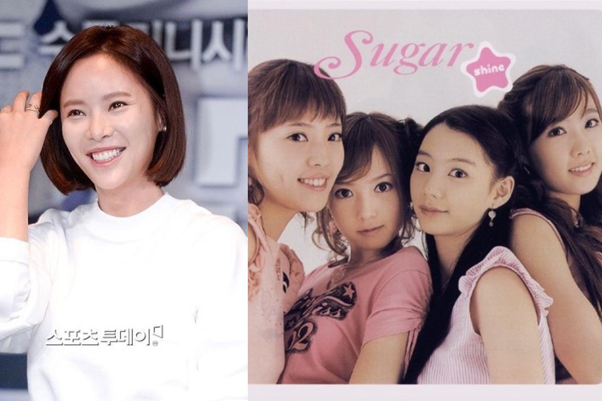 黃正音參加活動，穿著白色衣服。她是曾屬於Sugar女團的韓國演員。