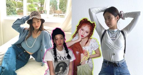 K-pop idols high teen fashion 