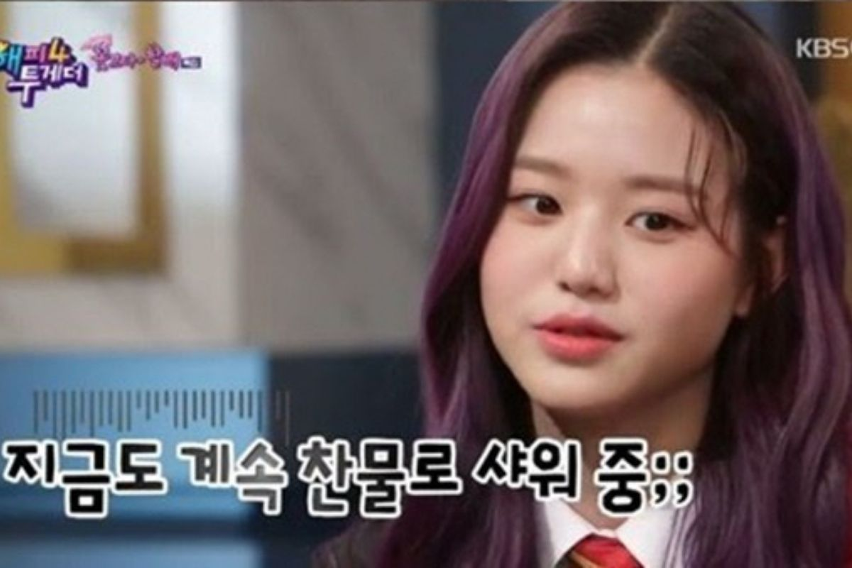 jang won young tắm nước lạnh để giữ màu tóc