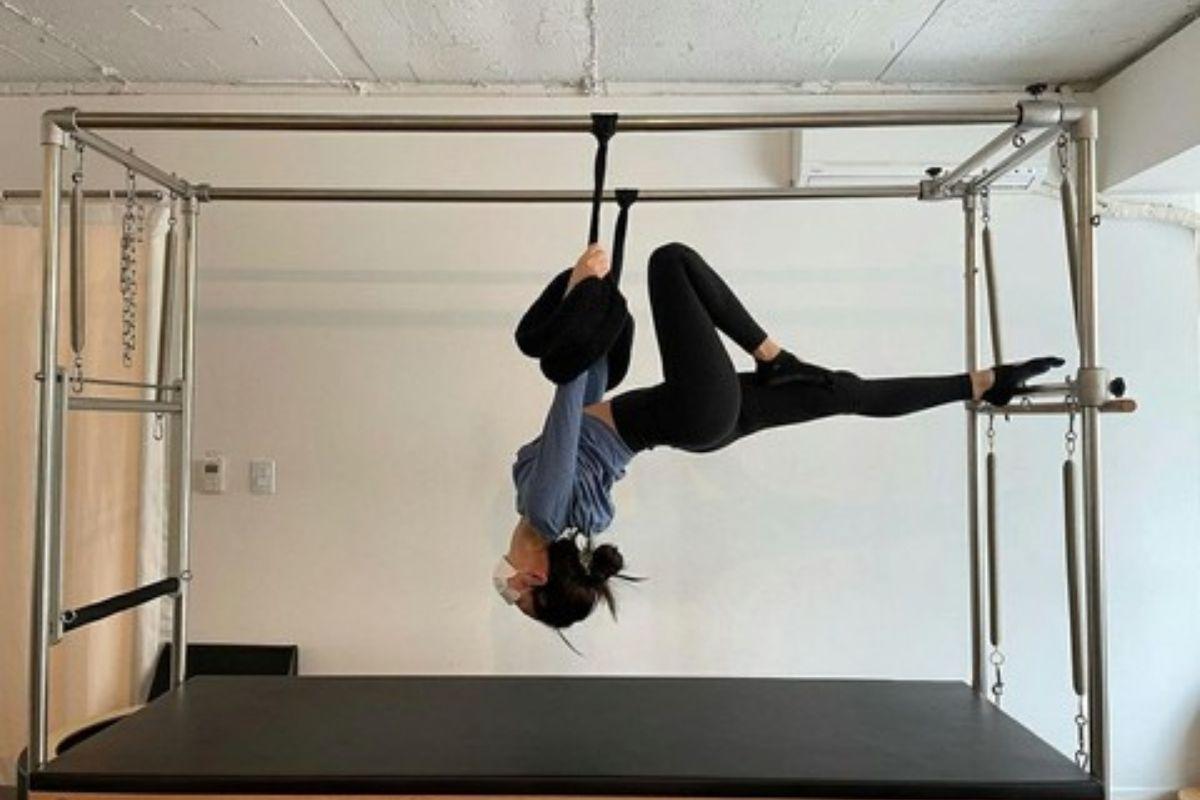 blackpink jennie tập pilates