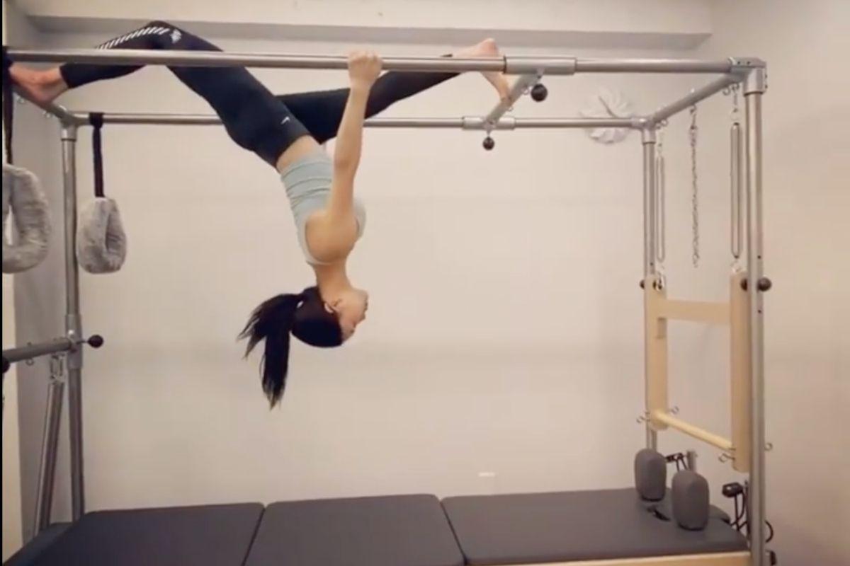 diễn viên youth of may go min si tập pilates