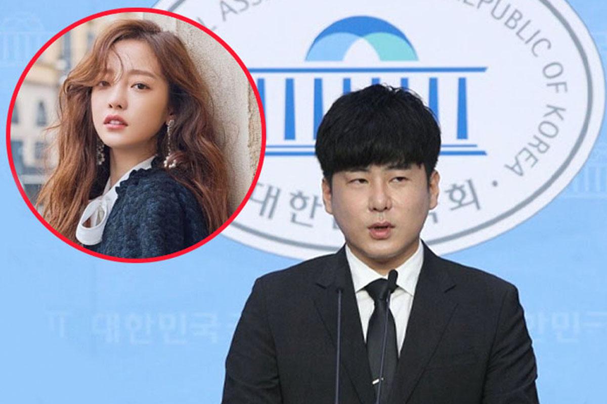 ภาพถ่ายจากงานแถลงข่าวในเกาหลีใต้ซึ่งเกี่ยวข้องกับกฎหมายคูฮาราและการป้องกันสิทธิของบุตรที่ถูกทอดทิ้ง