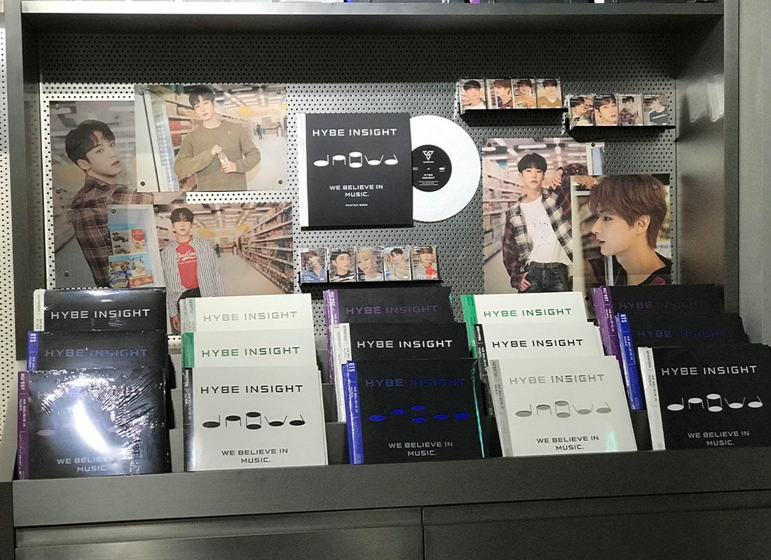 Albums available for sale in museum gift shop