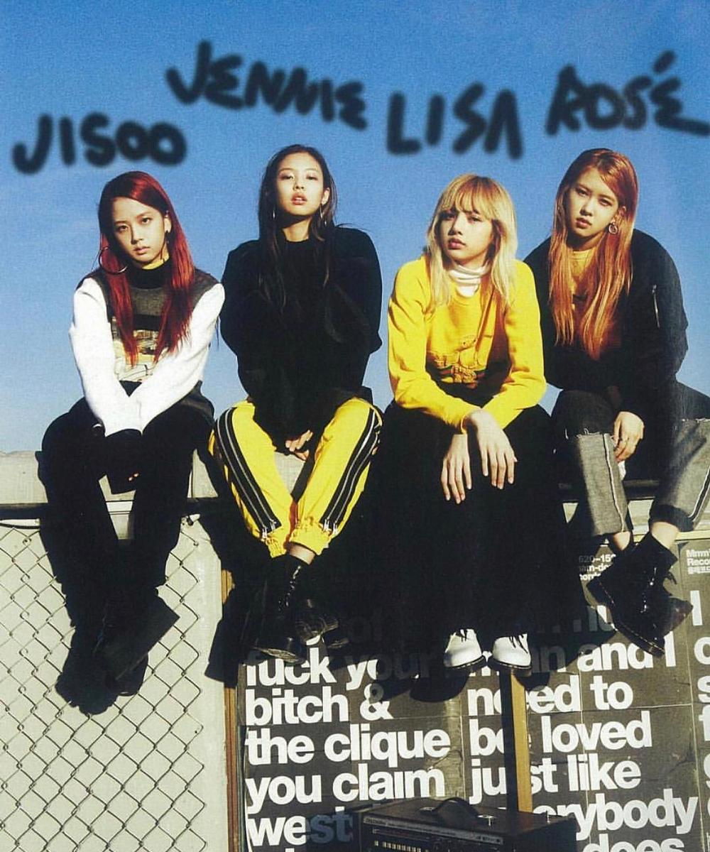 BLACKPINK photoshoot at Mmm Records