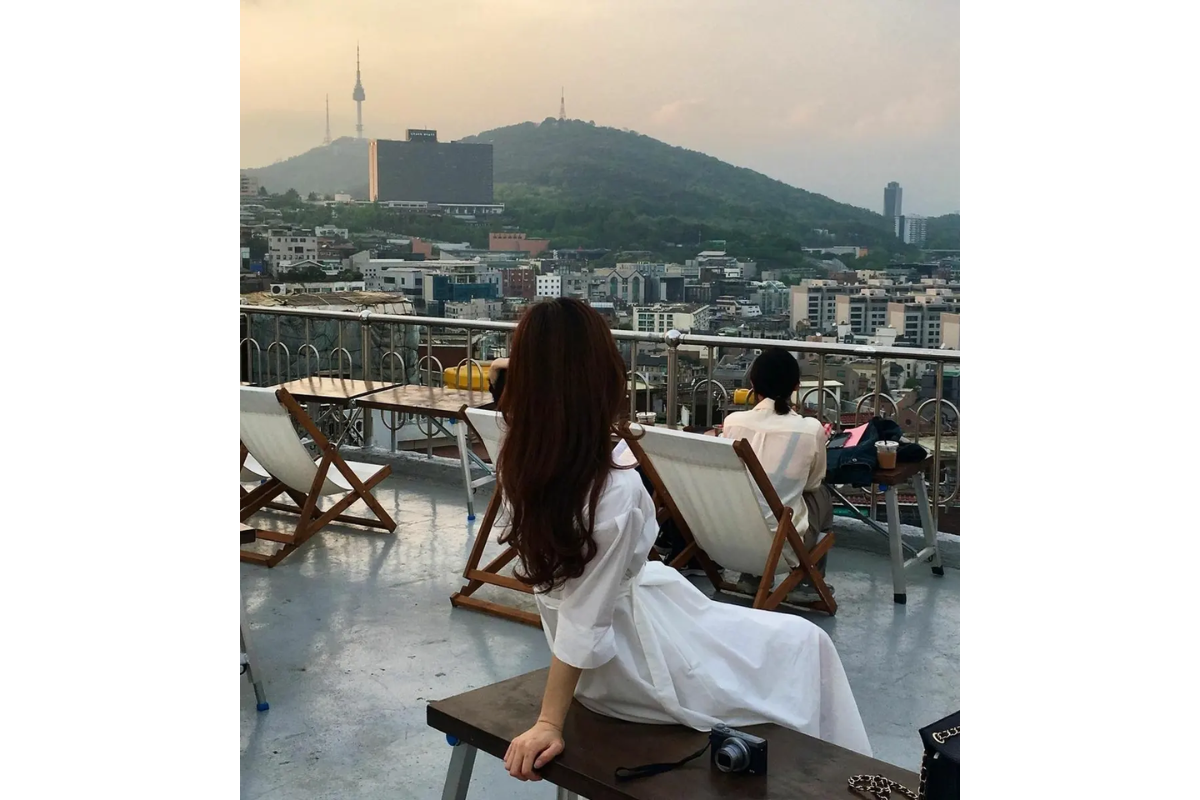 首爾Rooftop Cafe推薦 龍山 漢南