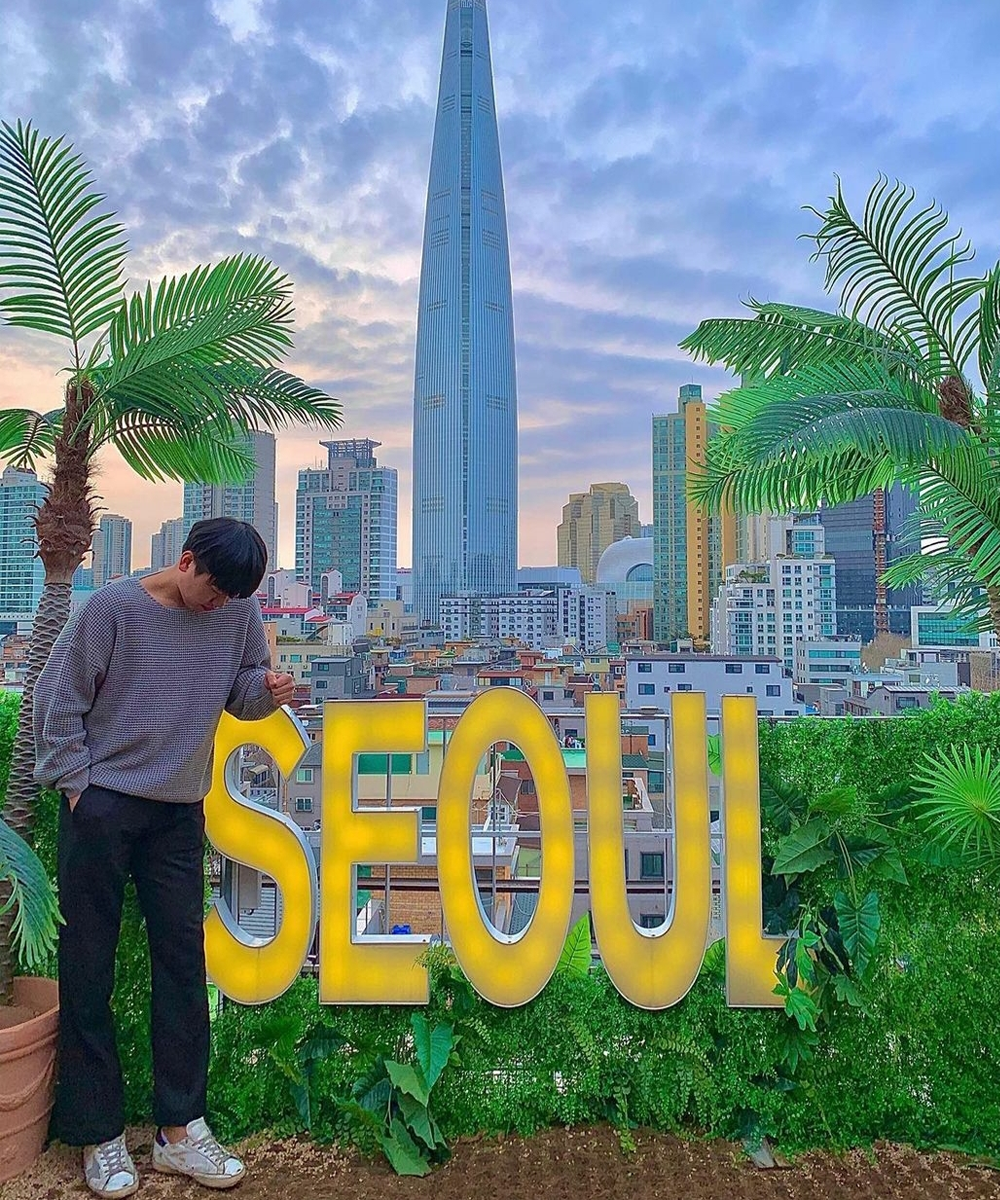 韓国、韓国カフェ、ルーフトップ、ルーフトップカフェ、ソウル、ソウルカフェ、おしゃれ、スポット、ソウル一望、IU、ヨ・ジング、ロケ地、韓国ドラマ、ホテルデルーナ、コーヒープリンス1号店、コン・ユ