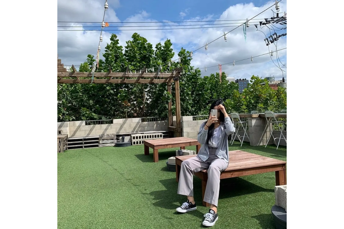 首爾Rooftop Cafe推薦 弘大 Cafe Skön