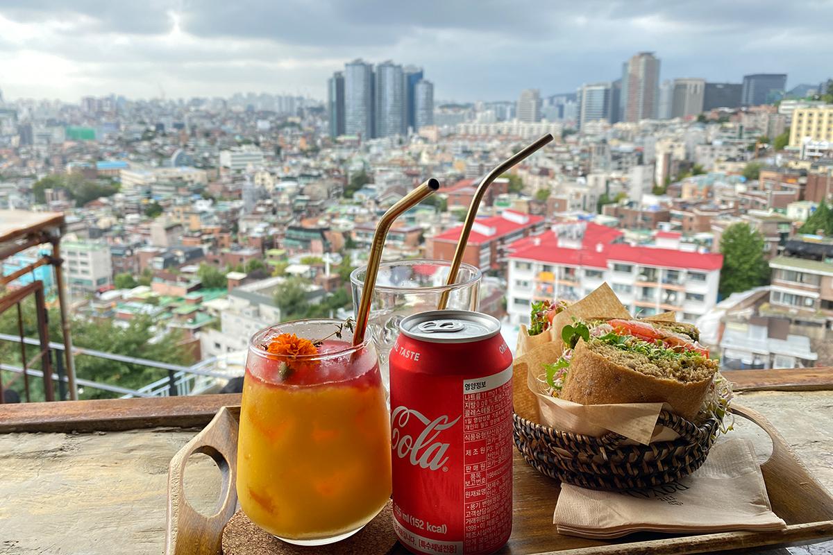 首爾Rooftop Cafe推薦 解放村Cafe