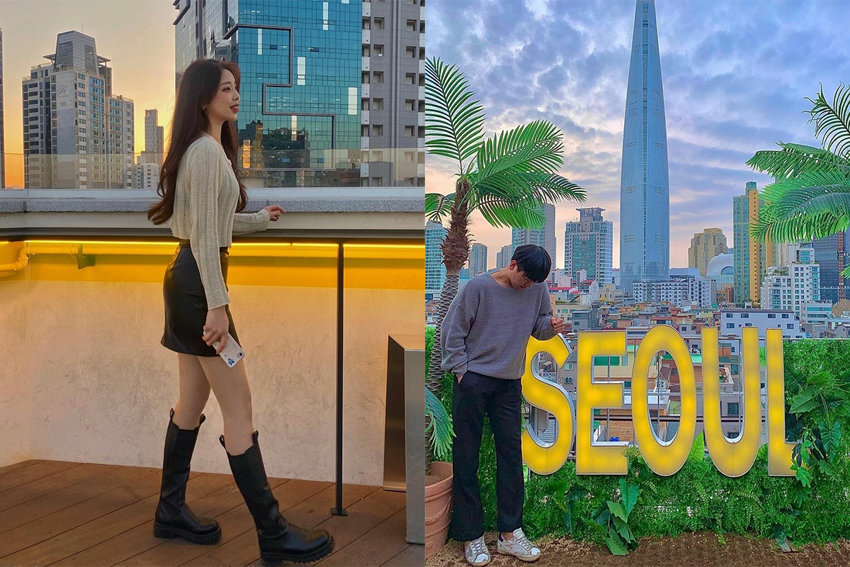 Beautiful rooftop cafes in Seoul