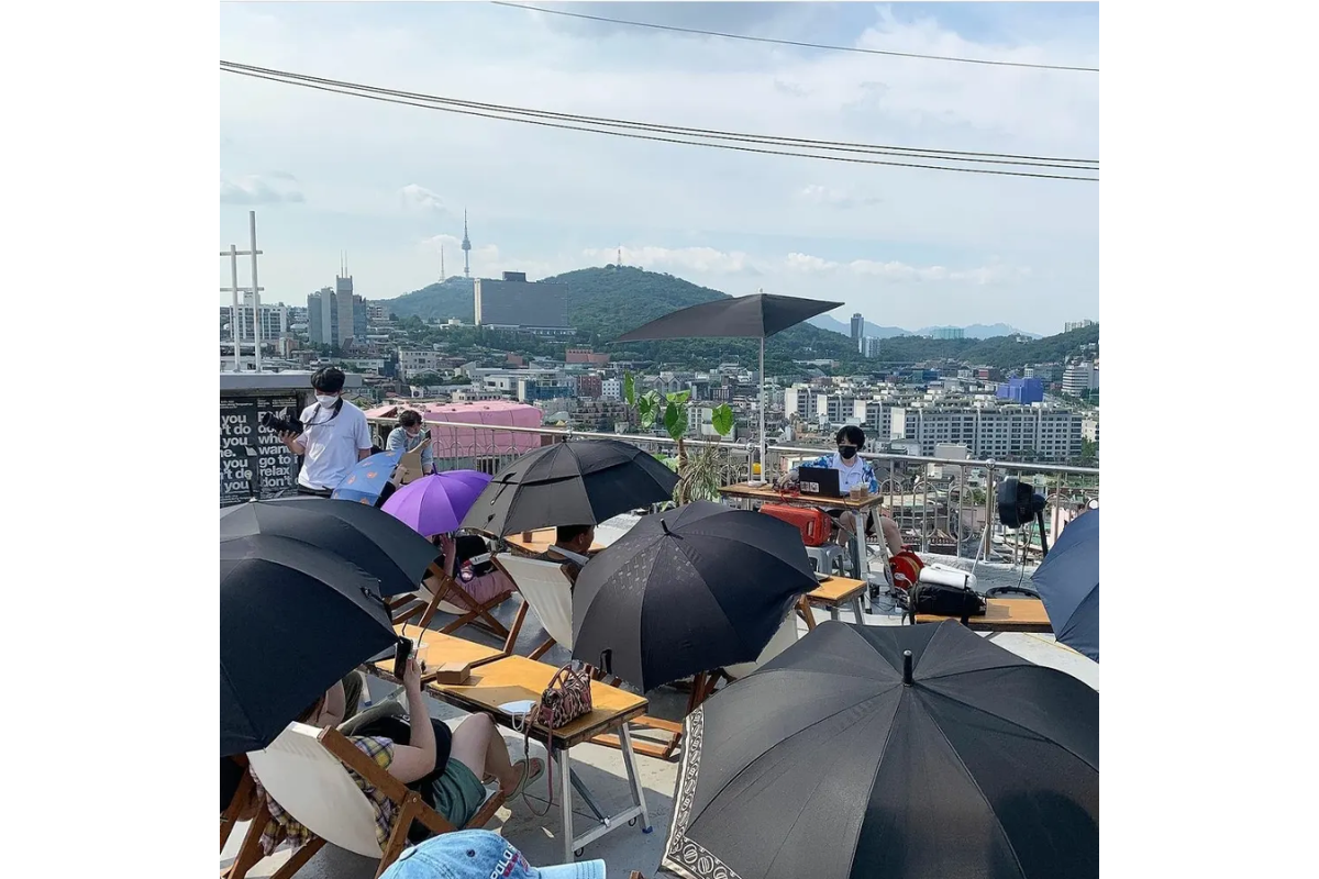 首爾Rooftop Cafe推薦 mmm records