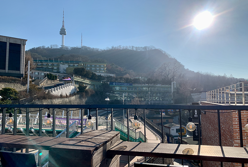 首爾Rooftop Cafe推薦 明洞 Cafe Guhalgu