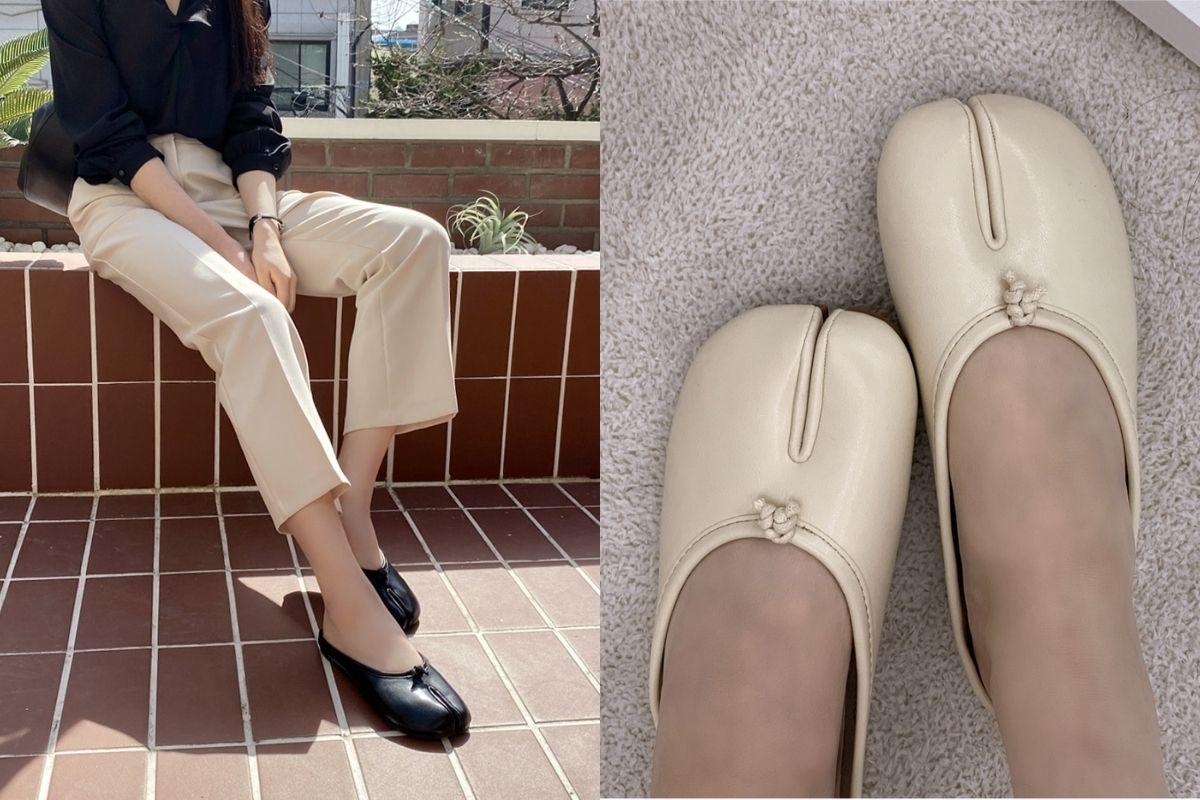 Giày lười xỏ ngón với thiết kế độc đáo, kết hợp giữa giày truyền thống và dép xỏ ngón, là sự lựa chọn thú vị cho những ai thích sự phá cách trong thời trang hàng ngày.