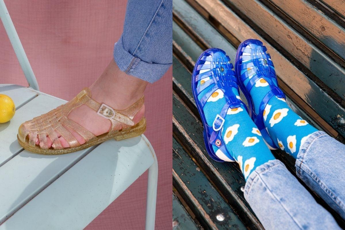 รองเท้าแตะ Méduse แฟชั่นเกาหลี