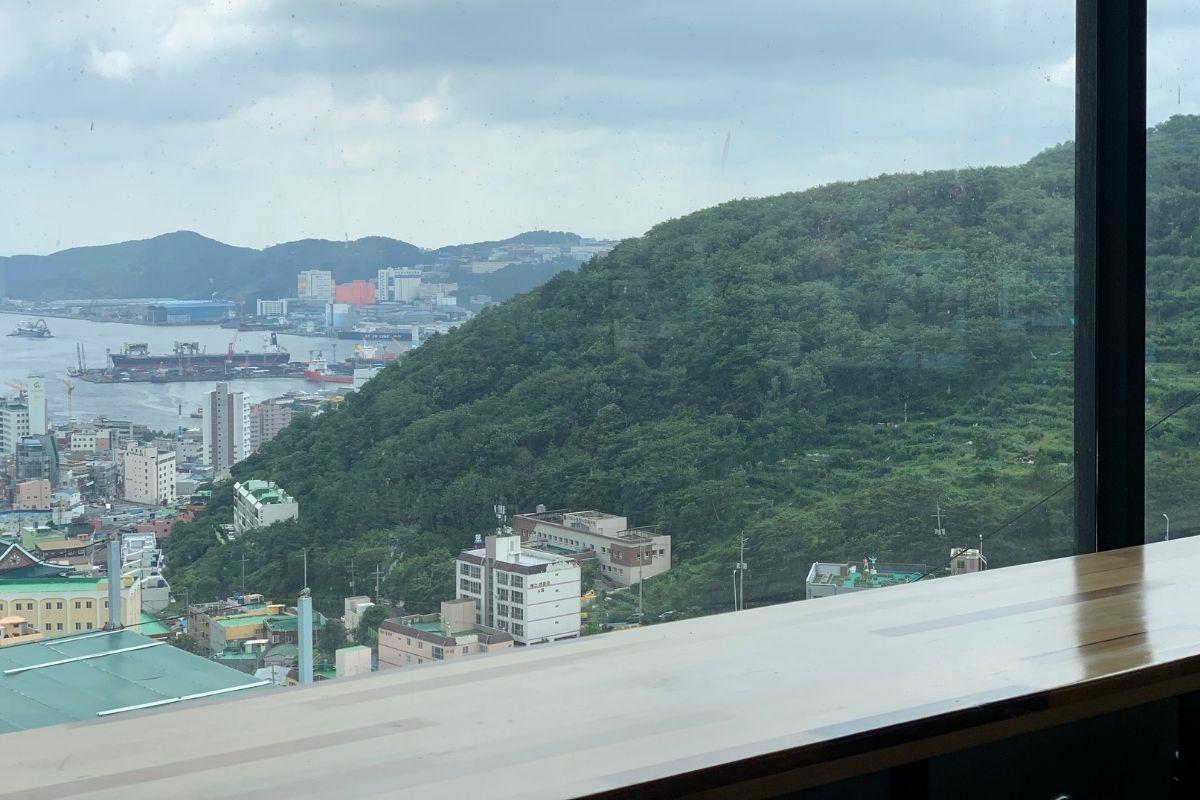 Beach and city view from AVANT GARDE
