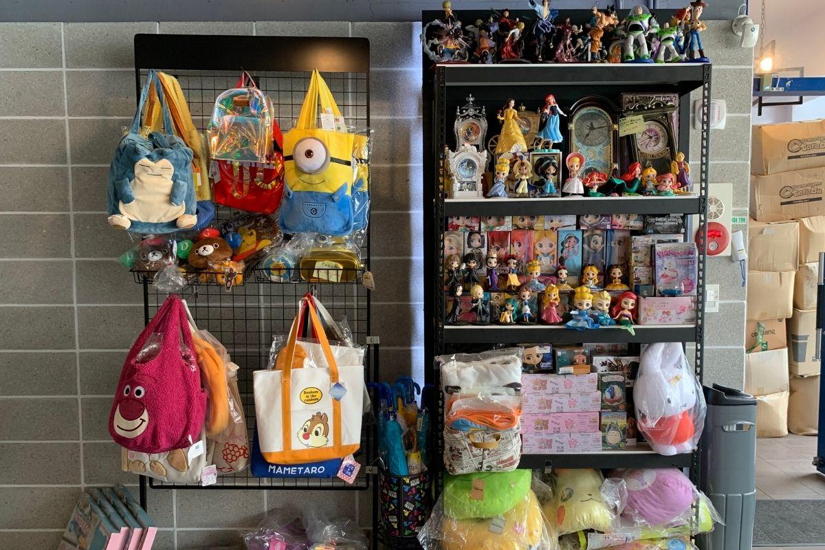 Cartoon character merch and decor