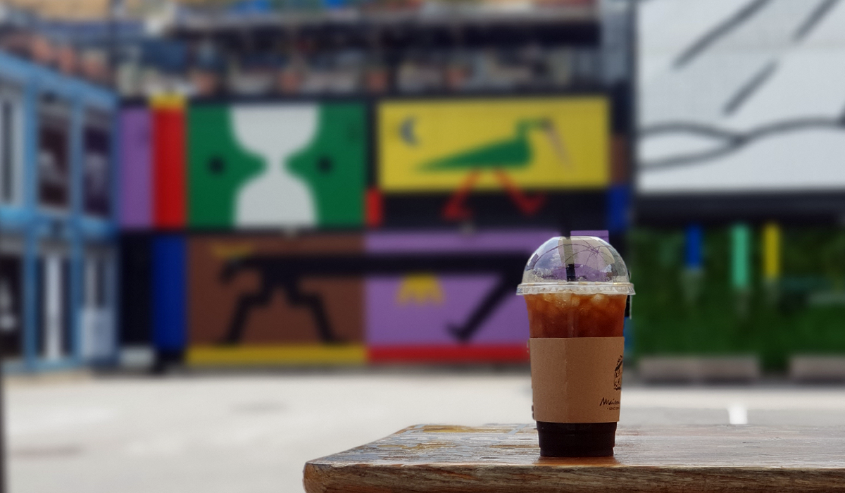Coffee drink on table