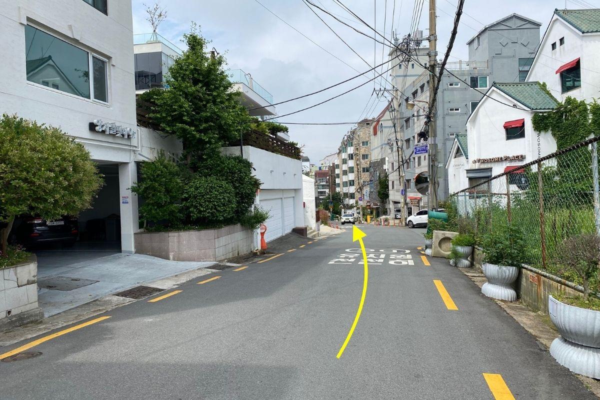 street direction to Cafe In Busan, Haeundae