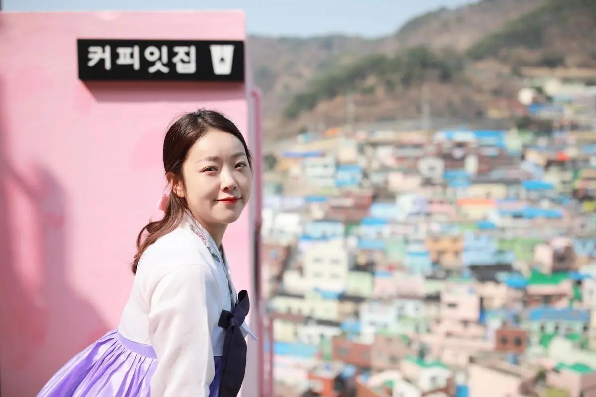 カンチョン文化村 カムチョン文化村 美味しいお店 カンチョン文化村カフェ カンチョン壁画村 プサン 星の王子さま プサン ハンボクレンタル プサン レンタルハンボク店 プサン ハンボク体験 プサン ハンボク