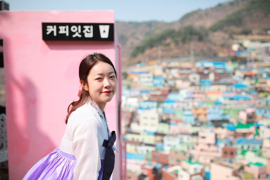 釜山韓服店推薦 2025 釜山甘川洞 韓服租借