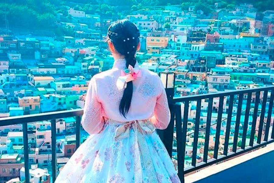 釜山韓服店推薦 2025 釜山甘川洞 韓服租借