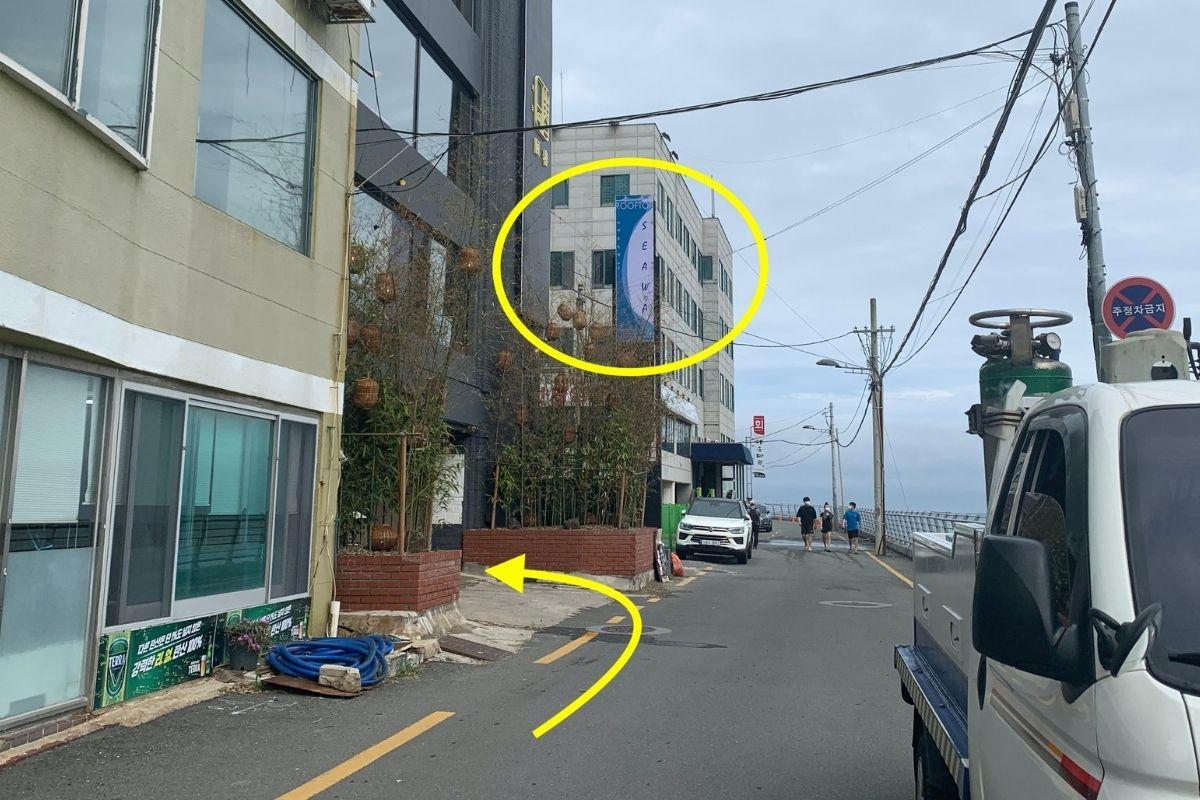 Haendae Busan Korea city streets