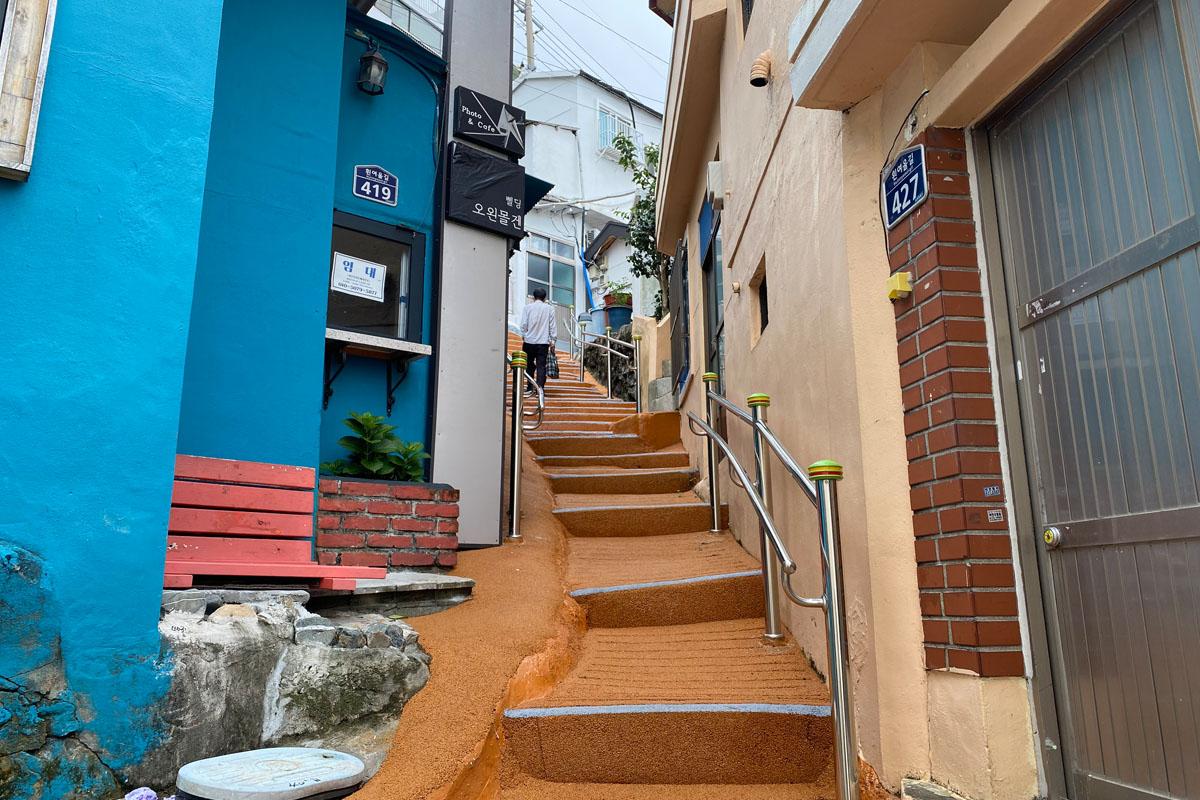 韓国 釜山 釜山旅行 韓国旅行 カフェ カフェ巡り 一人旅 ヒンヨウル文化村 影島 ヨンド Instagram インスタ映え オシャレ