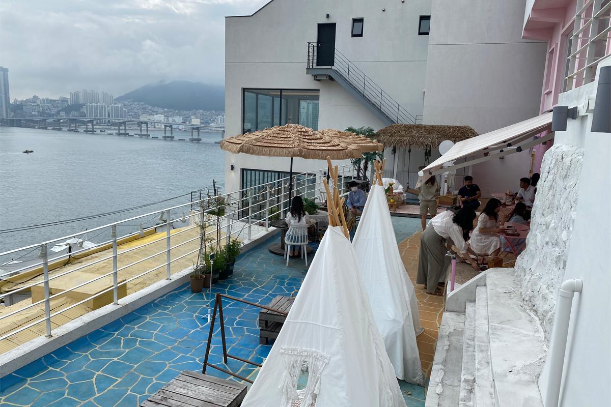 釜山 白险滩咖听