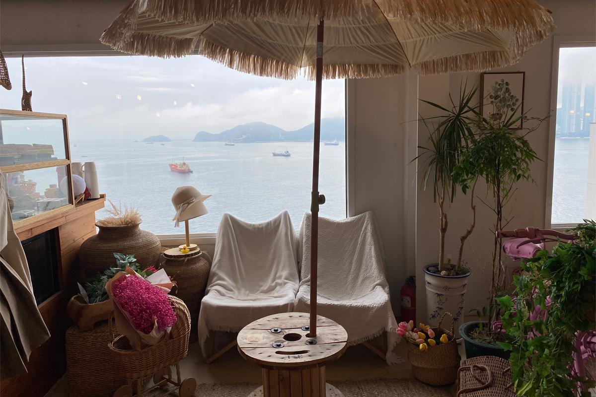 韩国 咖啡厅 beach