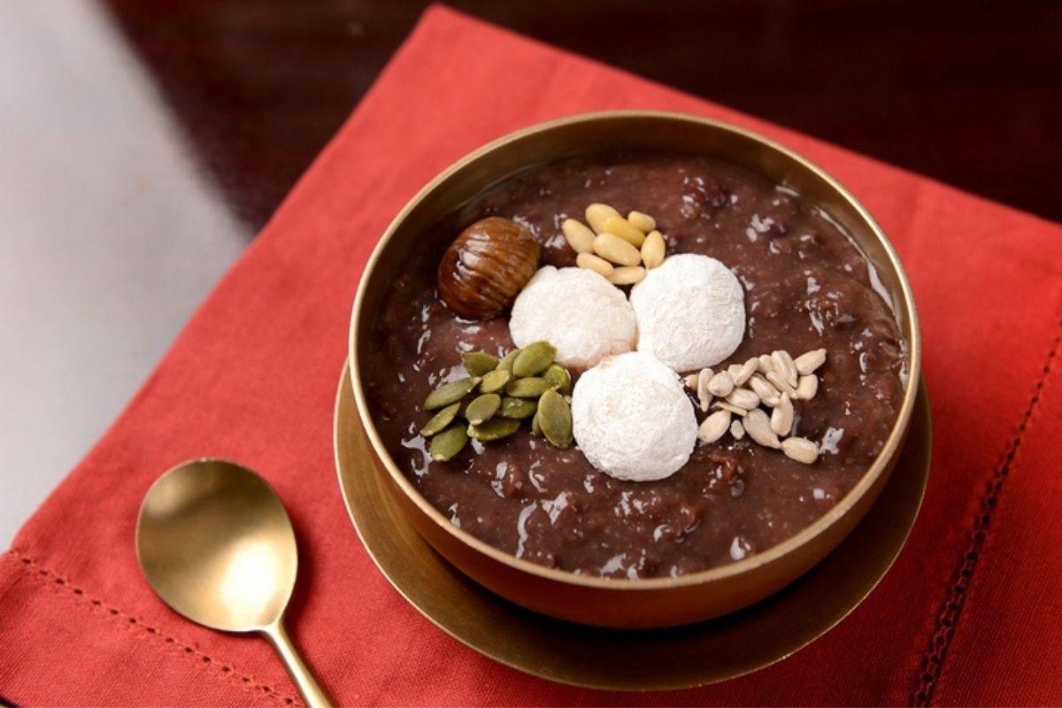 cháo đậu đỏ hàn quốc 