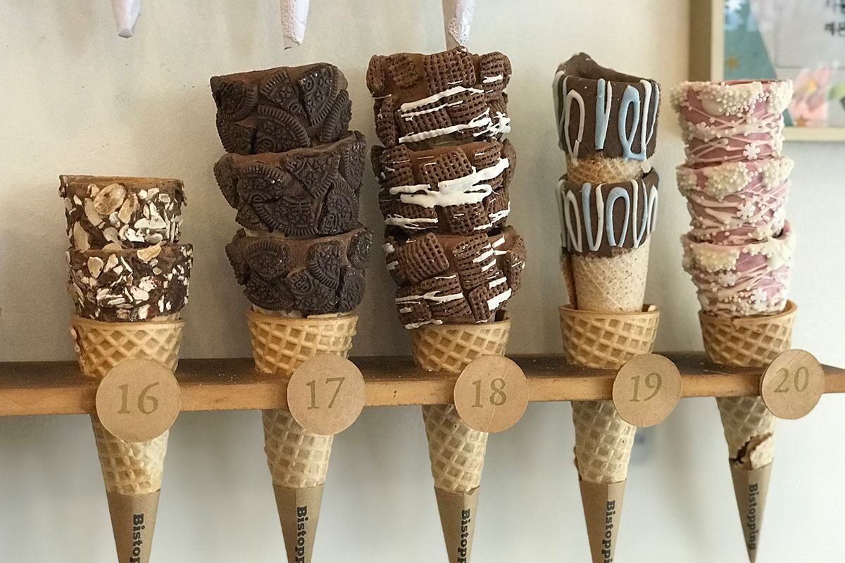 Final shot of ice cream cone designs available