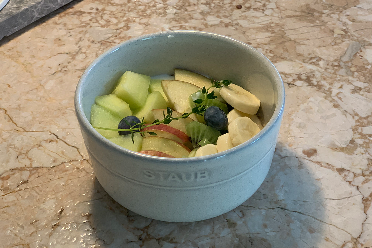 daily yogurt fruit bowl at Modern Table