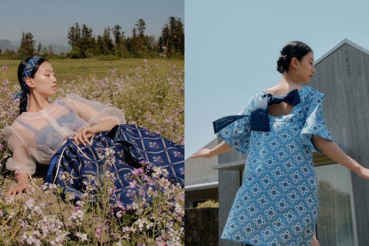 Modern Hanbok worn by Korean celebrities Danha