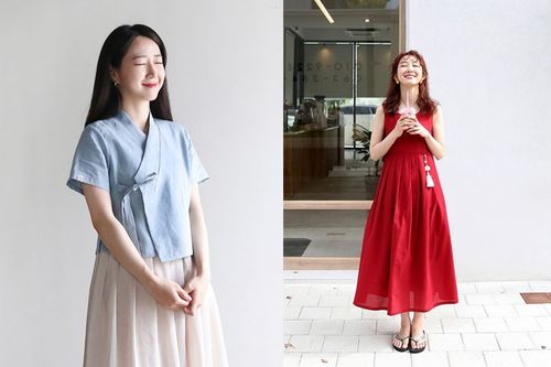  Modern Hanbok Women Daily Comfortable Clothes Korea