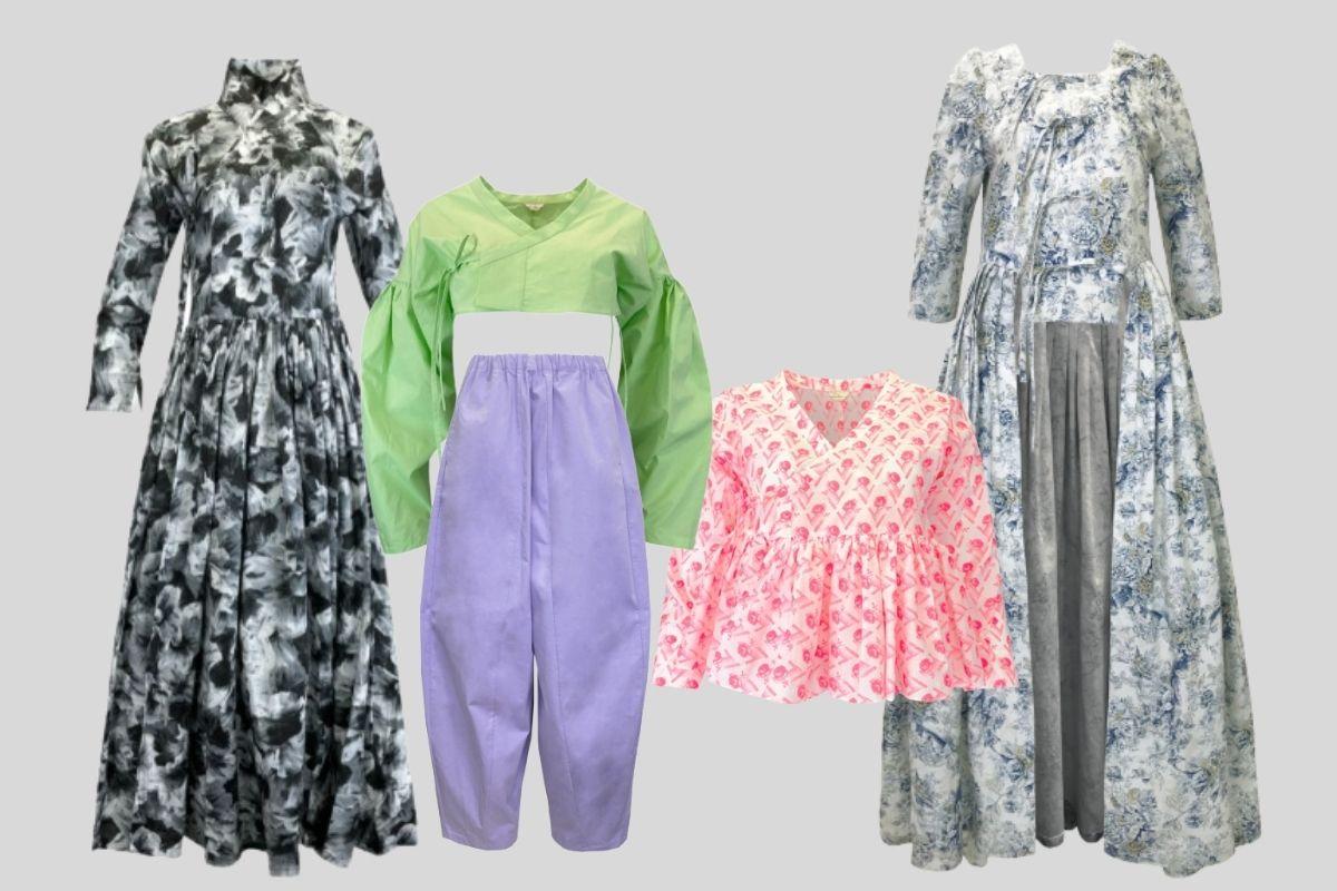 Tchai Kim modern hanbok for women and children