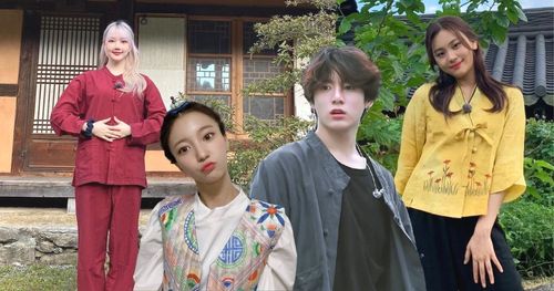 Modern Hanbok worn by Korean celebrities