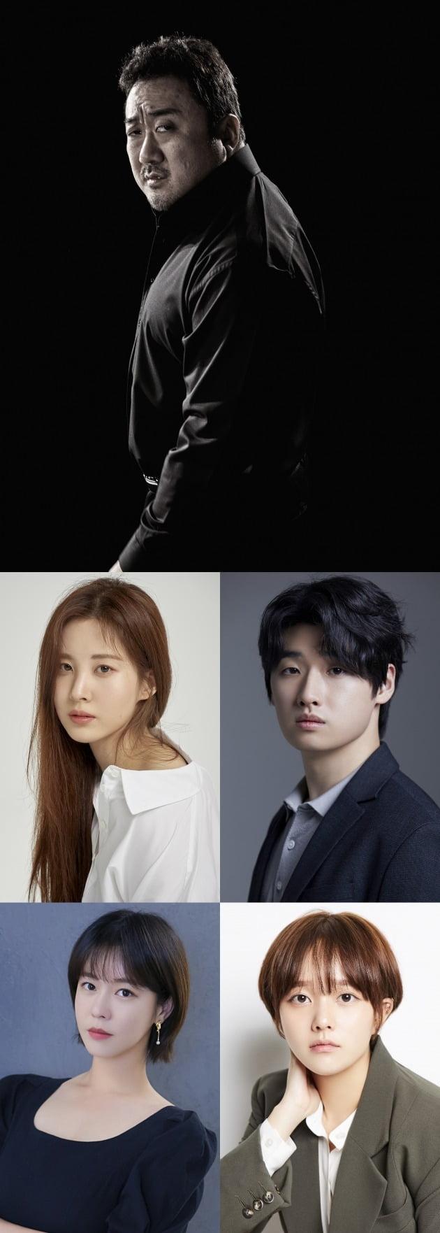 映画『聖なる夜:デーモン・ハンターズ』のポスターイメージ。主要キャストにはマ・ドンソク、イ・ダウィ特、キョン・スジン、チョン・ジソが出演し、暗くミステリアスな雰囲気を醸し出している。