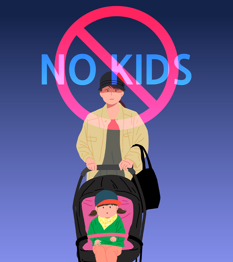 No Kids Zone in Korea targeting parents of young children