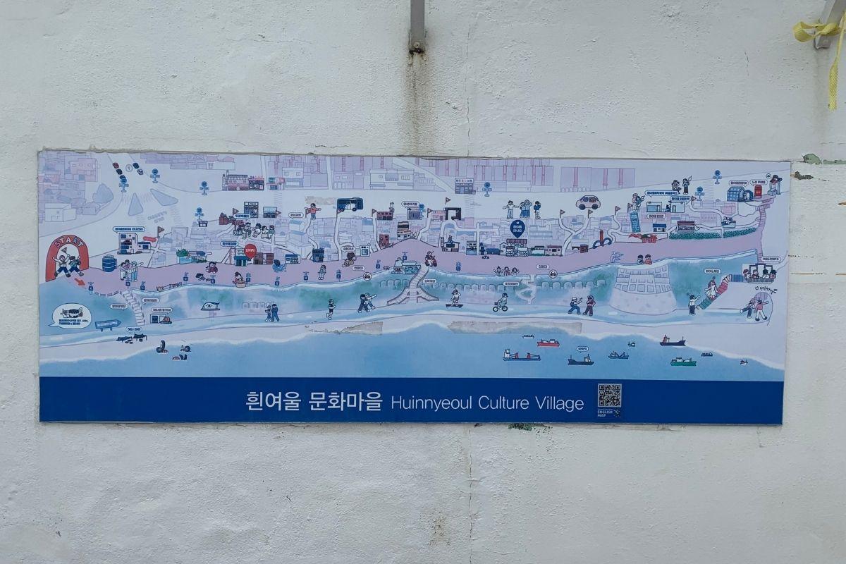 Huinnyeoul Culture Village map