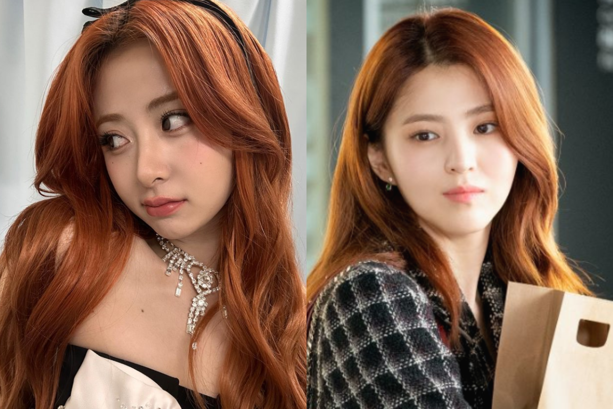 2024流行韓國橙啡色染髮效果圖