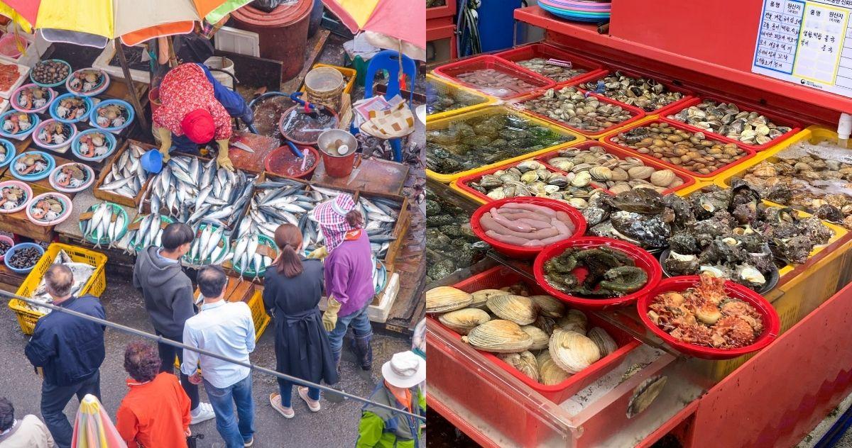 Marché de Jagalchi | Le plus grand marché de fruits de mer frais de Corée à Busan-thumbnail