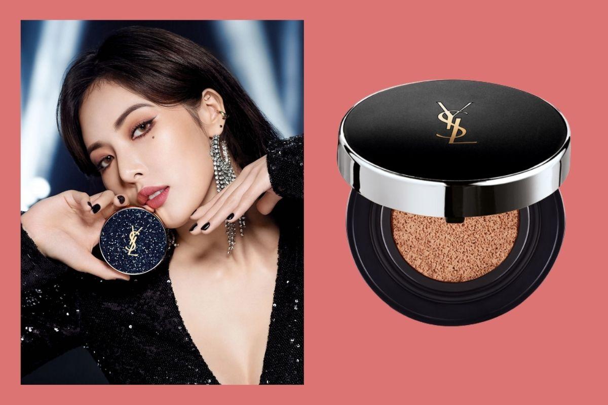 Hyuna mit YSL Cushion Foundation