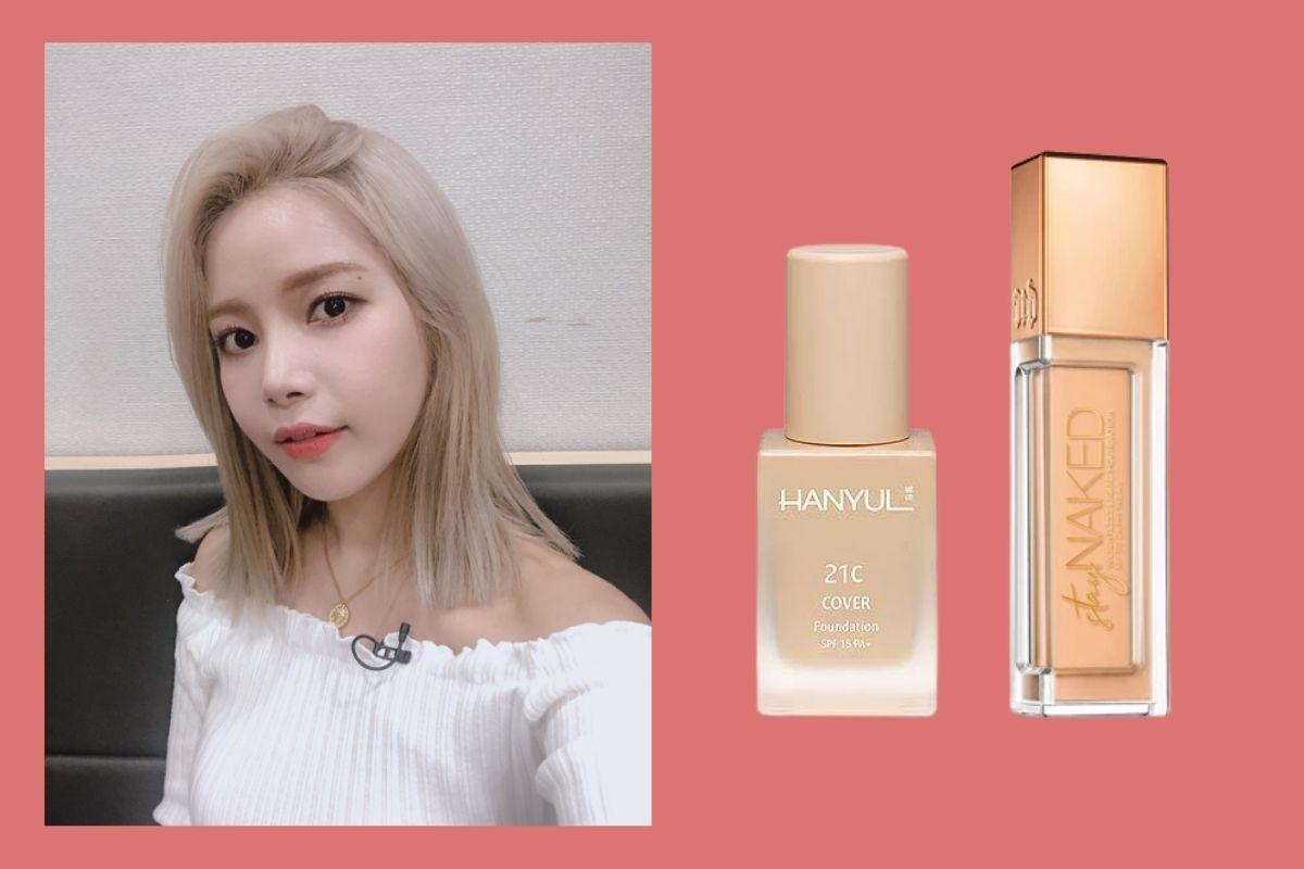 Solar von Mamamoo und HANYUL & Urban Decay Foundations