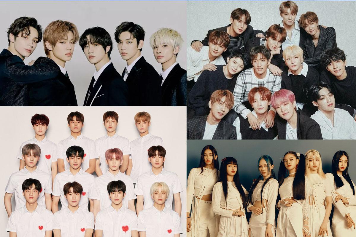 ภาพรวมของศิลปินต่างๆที่ร่วมใช้ Weverse รวมถึงวง BTS และศิลปินจาก HYBE Labels เช่น TXT และ SEVENTEEN