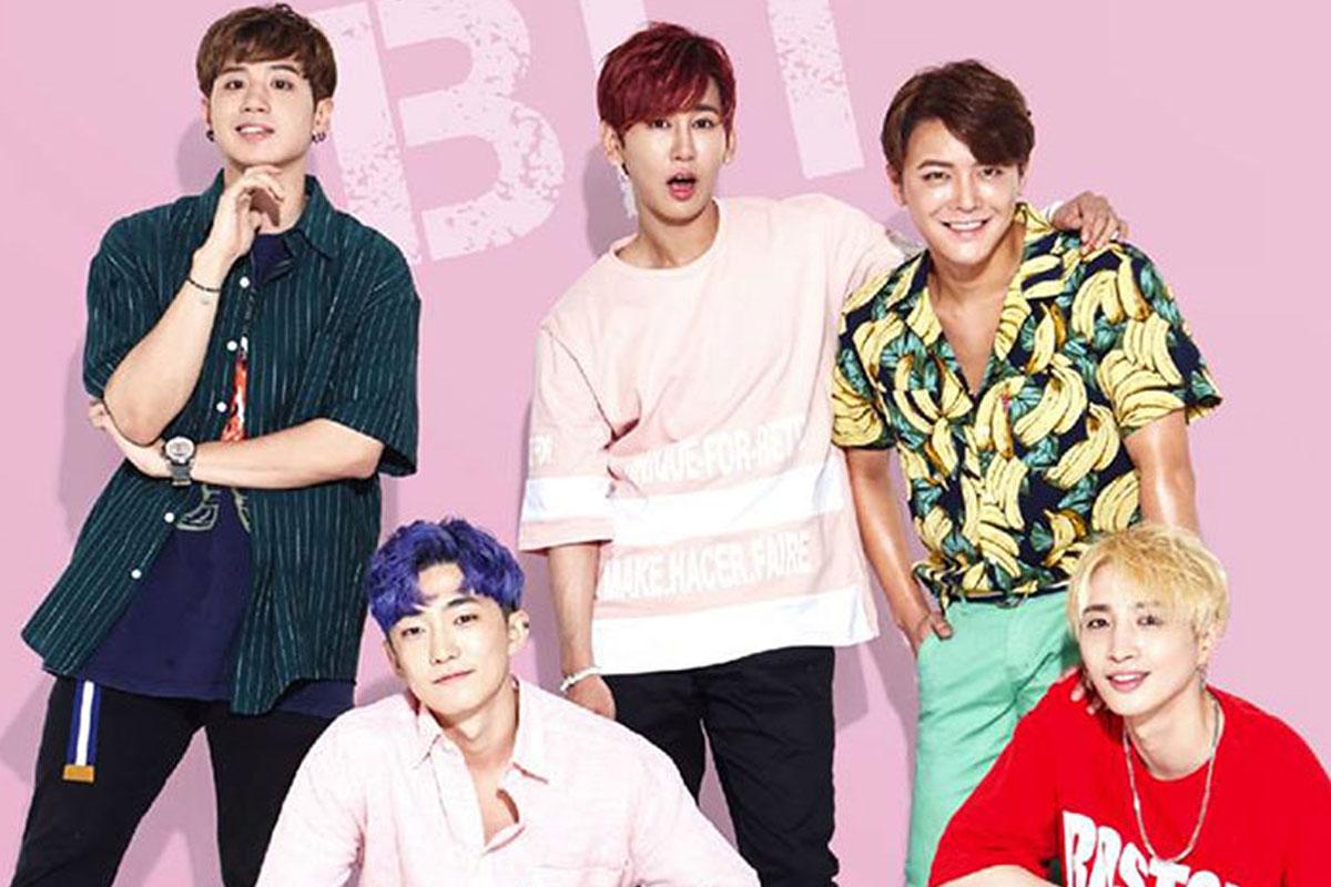 ภาพสมาชิกวง B.I.T ที่เดบิวต์ในปี 2017 และประกาศยุบวงในเดือนตุลาคมของปีเดียวกันหลังมีข้อวิจารณ์เรื่องโปรโมท